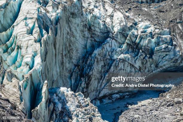 franz josef glacier area - new zealand - glacial motion stock pictures, royalty-free photos & images