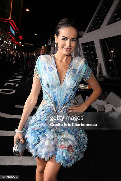 Camilla Belle at Columbia Pictures Premiere of "2012" at Regal Cinemas LA Live on November 03, 2009 in Los Angeles, California.