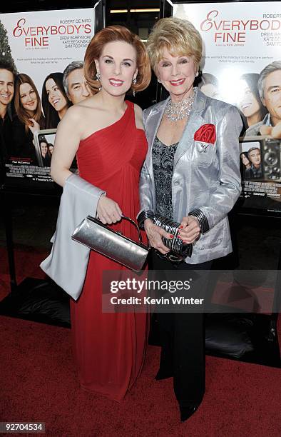 Kat Kramer and Karen Kramer arrive at the AFI FEST 2009 screening of Miramax' "Everybody's Fine" at the Chinese Theater on November 3, 2009 in Los...