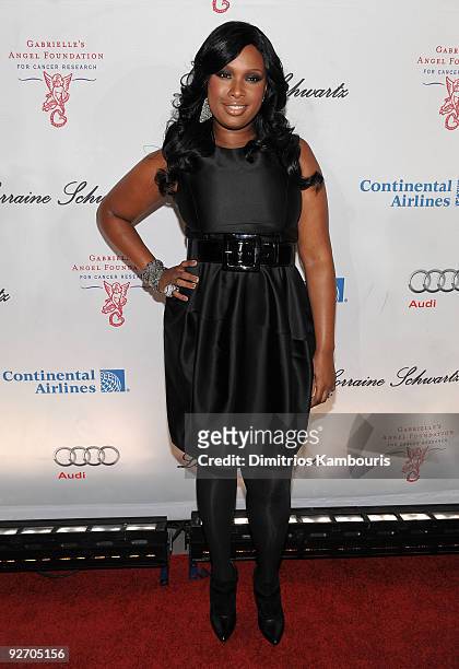 Singer Jennifer Hudson attends 2009 Angel Ball to Benefit Gabrielle�s Angel Foundation hosted by Denise Rich at Cipriani, Wall Street on October 20,...