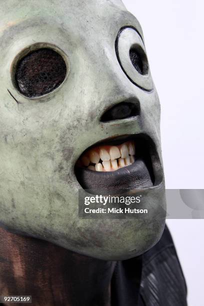 Corey Taylor of Slipknot poses for a studio portrait session backstage at the Download Festival, Donington Park, Leicestershire on June 13th, 2009.