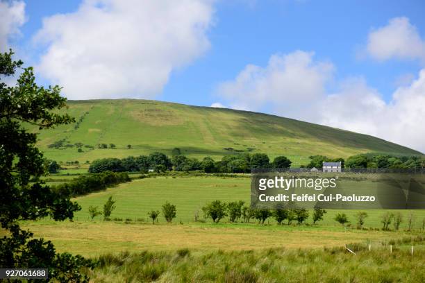 rural scene at ballycastle, county antrim, northern ireland - ballycastle stock pictures, royalty-free photos & images