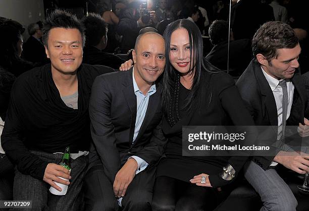 Horatio Silva and restauranter Eva Chow attend the Mr Chow 30th Anniversary Celebration at the Mr Chow on November 3, 2009 in New York City.