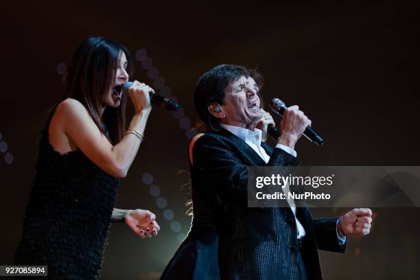 Sold Out for the unstoppable Italian singer Gianni Morandi who performed live at Pala Alpitour in Turin, Italy, on 3 March 2018 with his 'D'Amore...