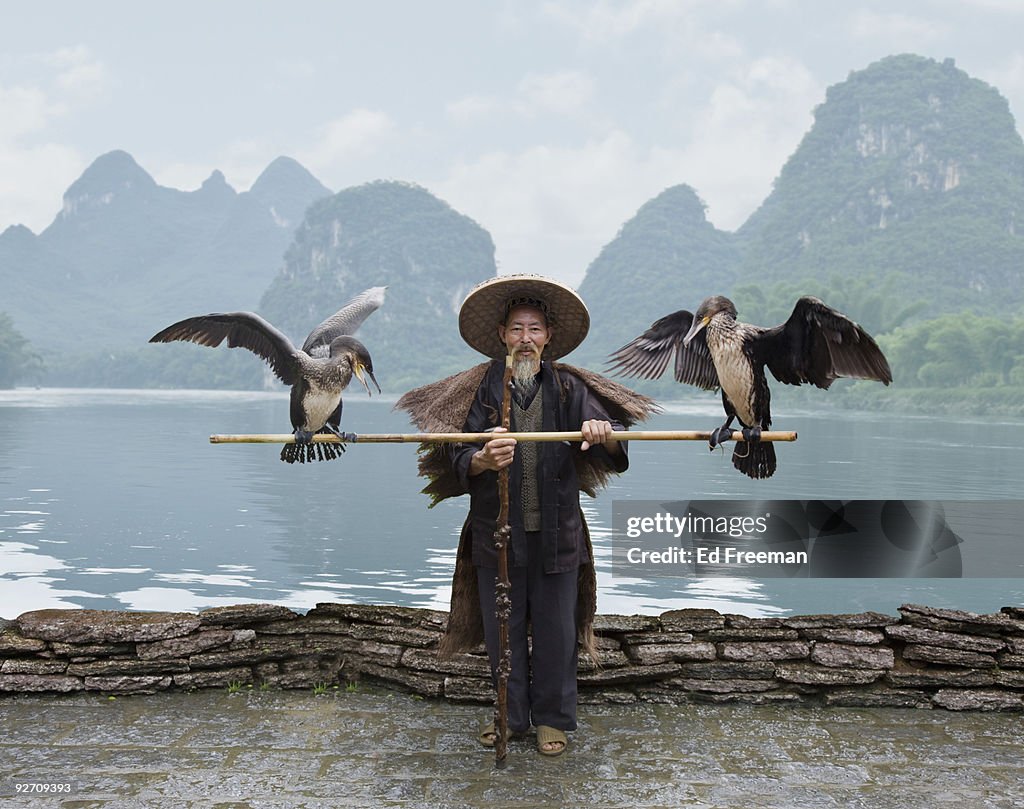 Traditional Chinese Fisherman