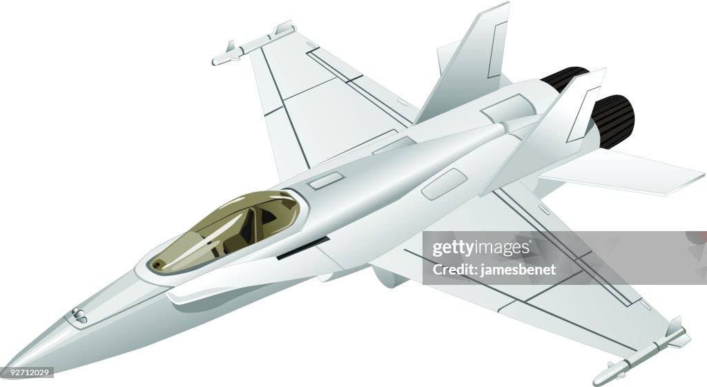 Jet Fighter (Vector)