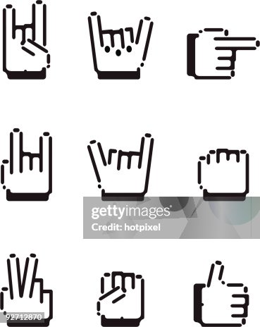 Hand Signs High-Res Vector Graphic - Getty Images