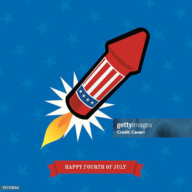 happy fourth of july! - declaration independence stock illustrations