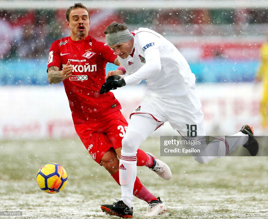 FC Lokomotiv Moscow vs FC Spartak Moscow - Russian Premier League