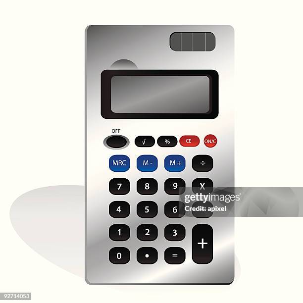 bildbanksillustrationer, clip art samt tecknat material och ikoner med calculator - skrivbordsprydnad