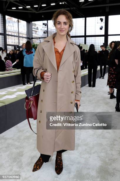 Alexia Niedzielski attends the Valentino show as part of the Paris Fashion Week Womenswear Fall/Winter 2018/2019 on March 4, 2018 in Paris, France.