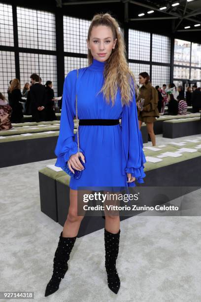 Dylan Penn attends the Valentino show as part of the Paris Fashion Week Womenswear Fall/Winter 2018/2019 on March 4, 2018 in Paris, France.