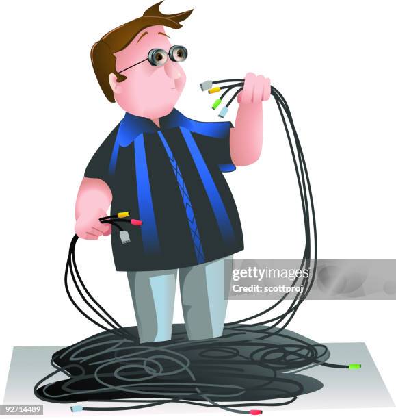mr fix it - purpose built stock illustrations