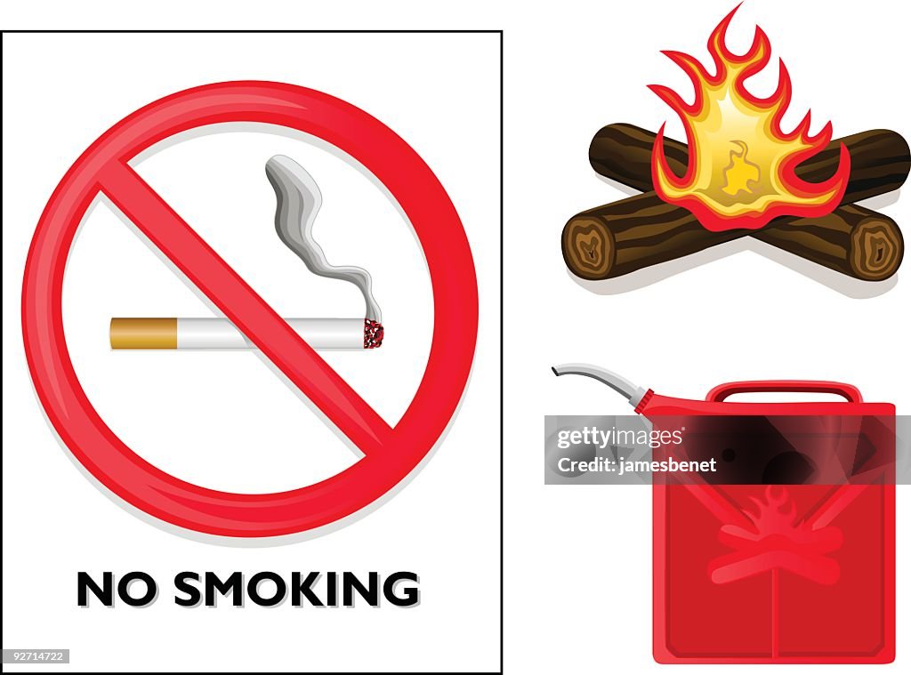 Fire Symbols (Vector)