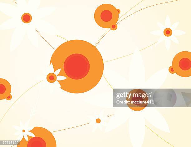 Geometric Organic Floral Background, 照片檔