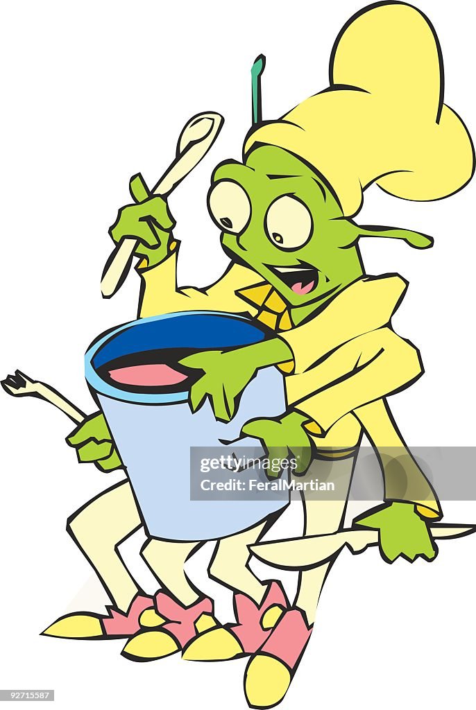 Alien Chef High-Res Vector Graphic - Getty Images