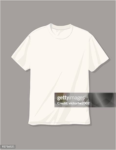 weißes t-shirt - ärmel stock-grafiken, -clipart, -cartoons und -symbole