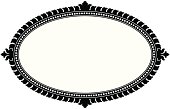 Ornate Oval Panel (vector)