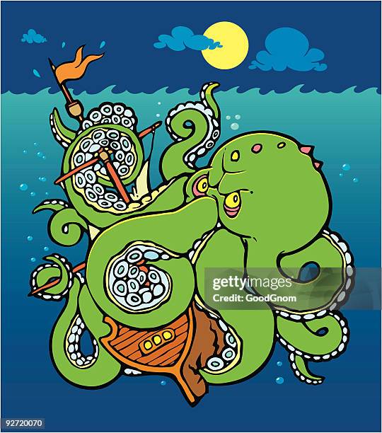 octopus - animal arm stock illustrations