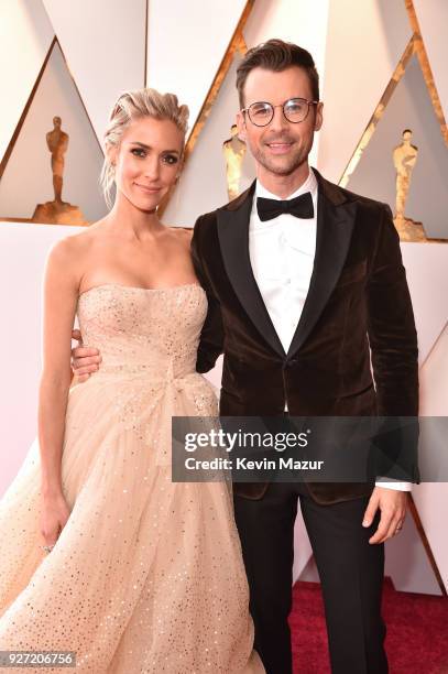 Personalities Kristin Cavallari and Brad Goreski attend the 90th Annual Academy Awards at Hollywood & Highland Center on March 4, 2018 in Hollywood,...