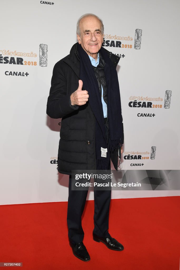 Red Carpet Arrivals - Cesar Film Awards 2018 At Le Fouquet's In Paris