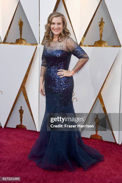 Krista Smith attends the 90th Annual Academy Awards at Hollywood & Highland Center on March 4, 2018 in Hollywood, California.