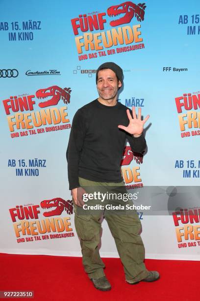 Director Mike Marzuk during the 'Fuenf Freunde und das Tal der Dinosaurier' premiere at Mathaeser Kino on March 4, 2018 in Munich, Germany.