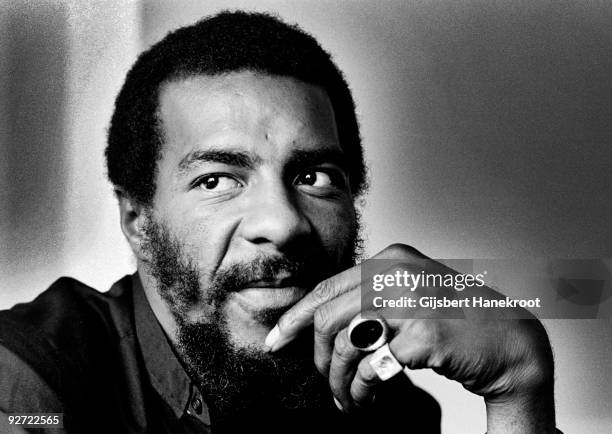 Richie Havens posed in Amsterdam, Holland in 1970