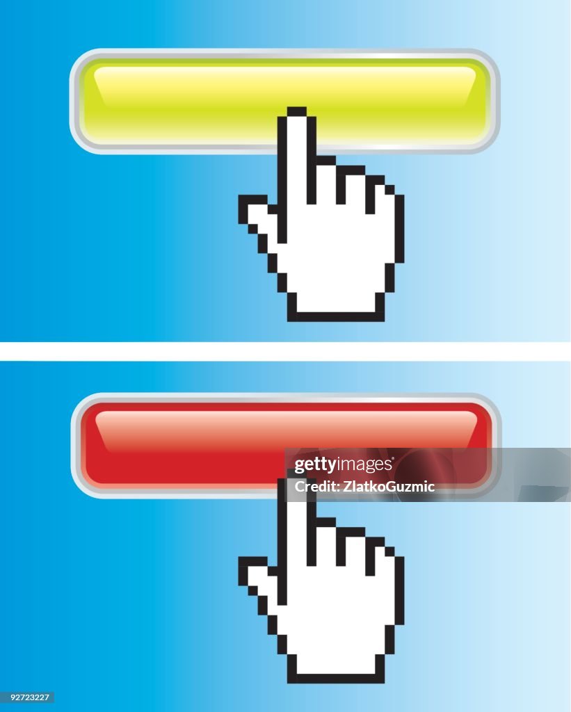 Hand Button Texture Handbutton High-Res Vector Graphic - Getty Images