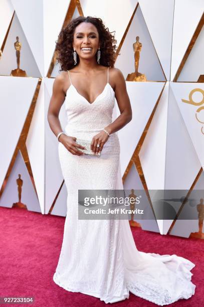 Janet Mock attends the 90th Annual Academy Awards at Hollywood & Highland Center on March 4, 2018 in Hollywood, California.