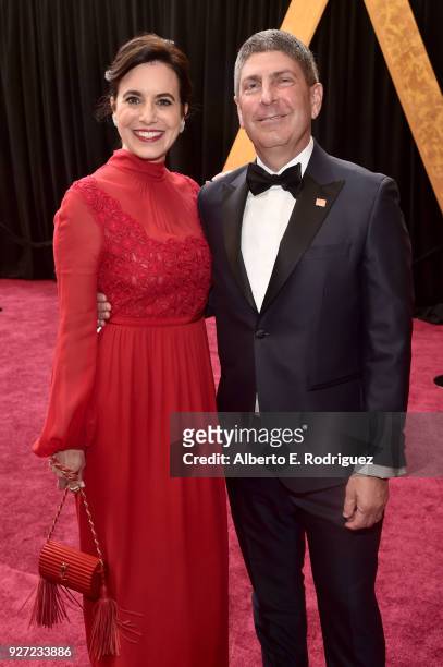 Laura Shell and Jeff Shell attend the 90th Annual Academy Awards at Hollywood & Highland Center on March 4, 2018 in Hollywood, California.