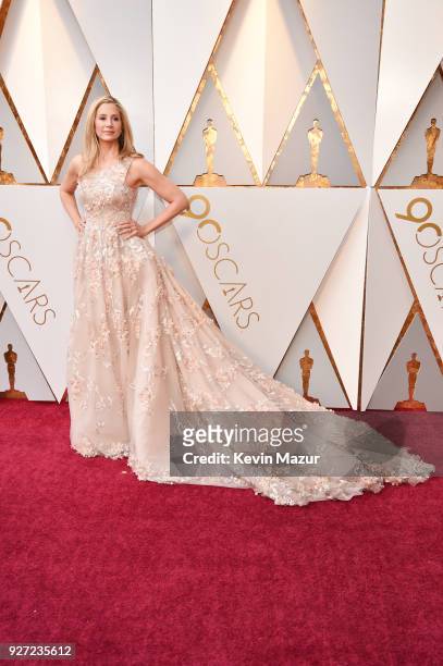 Mira Sorvino attends the 90th Annual Academy Awards at Hollywood & Highland Center on March 4, 2018 in Hollywood, California.