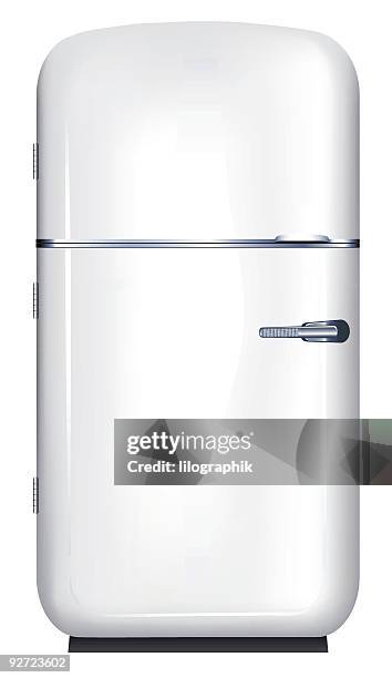 refrigerator - refrigerator door stock illustrations