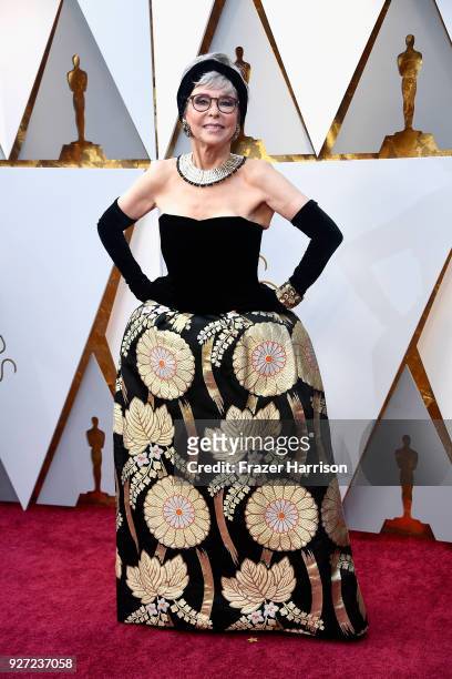 Rita Moreno attends the 90th Annual Academy Awards at Hollywood & Highland Center on March 4, 2018 in Hollywood, California.