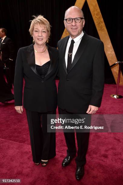 Jeanne Berney and Bob Berney attend the 90th Annual Academy Awards at Hollywood & Highland Center on March 4, 2018 in Hollywood, California.