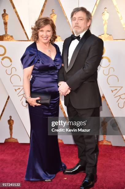 Mark Hamill and Marilou Hamill attend the 90th Annual Academy Awards at Hollywood & Highland Center on March 4, 2018 in Hollywood, California.