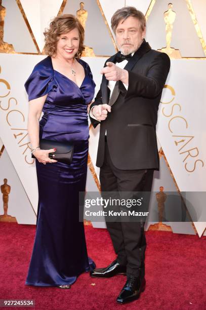 Mark Hamill and Marilou Hamill attend the 90th Annual Academy Awards at Hollywood & Highland Center on March 4, 2018 in Hollywood, California.