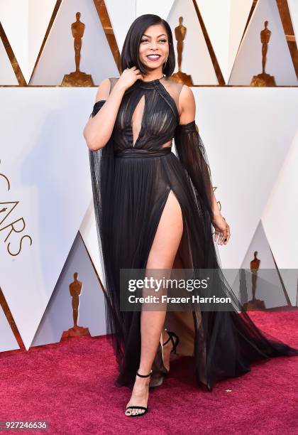 Taraji P. Henson attends the 90th Annual Academy Awards at Hollywood & Highland Center on March 4, 2018 in Hollywood, California.