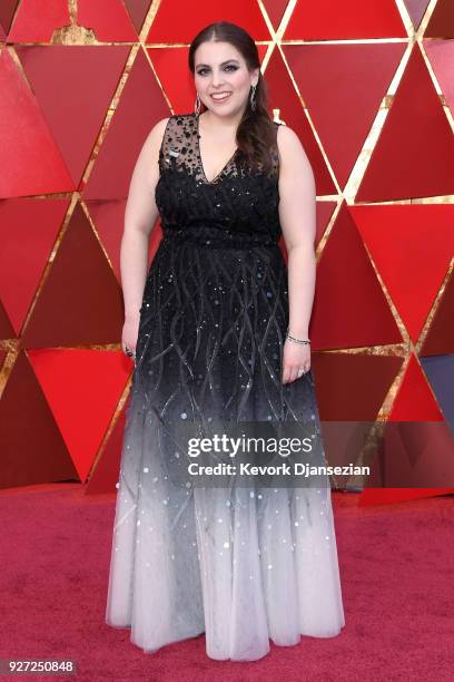 Beanie Feldstein attends the 90th Annual Academy Awards at Hollywood & Highland Center on March 4, 2018 in Hollywood, California.