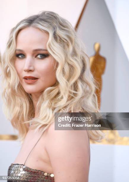 Jennifer Lawrence attends the 90th Annual Academy Awards at Hollywood & Highland Center on March 4, 2018 in Hollywood, California.