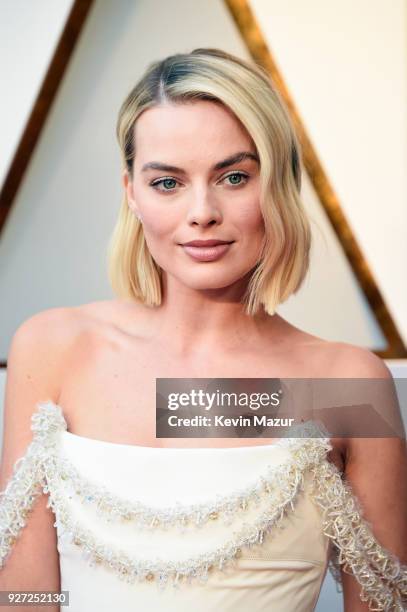 Margot Robbie attends the 90th Annual Academy Awards at Hollywood & Highland Center on March 4, 2018 in Hollywood, California.