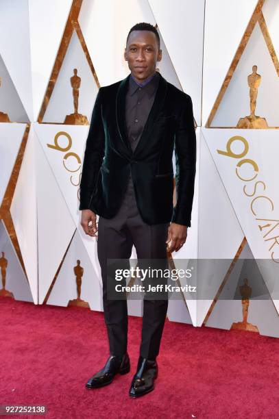 Mahershala Ali attends the 90th Annual Academy Awards at Hollywood & Highland Center on March 4, 2018 in Hollywood, California.