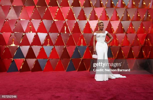 Mary J. Blige attends the 90th Annual Academy Awards at Hollywood & Highland Center on March 4, 2018 in Hollywood, California.