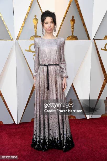 Sally Hawkins attends the 90th Annual Academy Awards at Hollywood & Highland Center on March 4, 2018 in Hollywood, California.