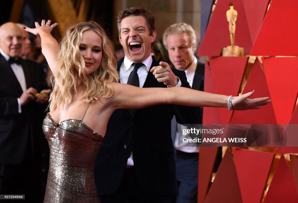 TOPSHOT-US-OSCARS-ARRIVALS