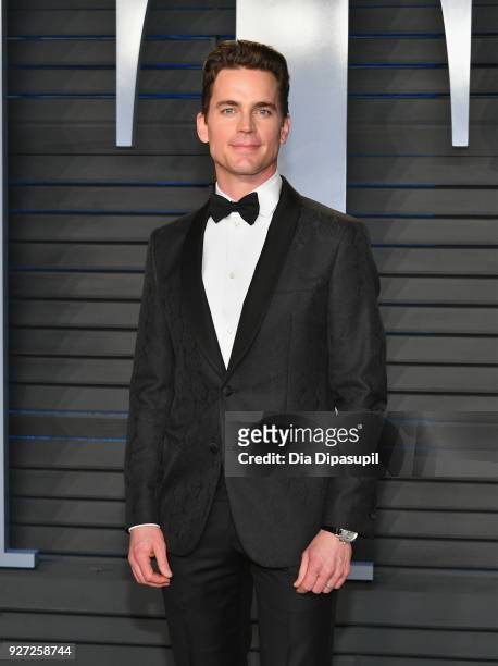 Matt Bomer attends the 2018 Vanity Fair Oscar Party hosted by Radhika Jones at Wallis Annenberg Center for the Performing Arts on March 4, 2018 in...