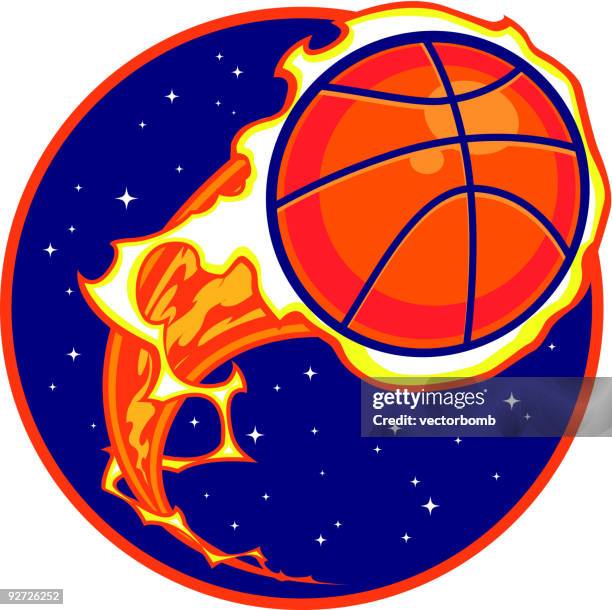 electric shock baskeball comet - comet stock illustrations