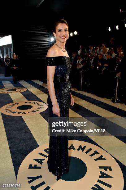 Vanity Fair Editor-in-Chief Radhika Jones attends the 2018 Vanity Fair Oscar Party hosted by Radhika Jones at Wallis Annenberg Center for the...