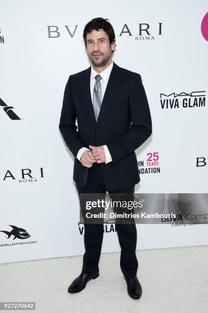 Georgoulis Alexis attends the 26th annual Elton John AIDS Foundation Academy Awards Viewing Party sponsored by Bulgari, celebrating EJAF and the 90th...