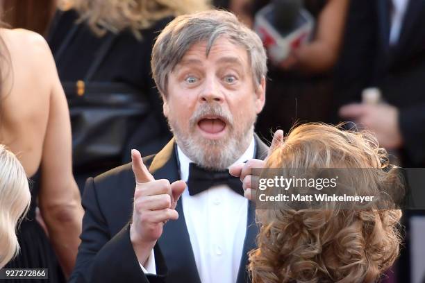 Mark Hamill attends the 90th Annual Academy Awards at Hollywood & Highland Center on March 4, 2018 in Hollywood, California.